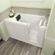 Gelcoat Premium Series 28 x 48-Inch Walk-in Tub With Air Spa System - Right-Hand Drain With Faucet, 2848.109.ARW