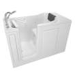 Gelcoat Premium Series 28 x 48-Inch Walk-in Tub With Combination Air Spa and Whirlpool Systems - Left-Hand Drain With Faucet, 2848.109.CLW