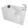 Gelcoat Premium Series 28 x 48-Inch Walk-in Tub With Combination Air Spa and Whirlpool Systems - Right-Hand Drain With Faucet, 2848.109.CRW