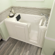 Gelcoat Premium Series 28 x 48-Inch Walk-in Tub With Soaker System - Right-Hand Drain With Faucet, 2848.109.SRL