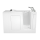 Gelcoat Premium Series 28 x 48-Inch Walk-in Tub With Soaker System - Right-Hand Drain With Faucet, 2848.109.SRW