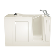 Gelcoat Premium Series 28 x 48-Inch Walk-in Tub With Whirlpool System - Right-Hand Drain With Faucet, 2848.109.WRL
