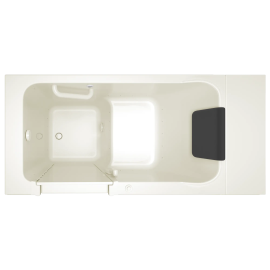 Acrylic Luxury Series 28 x 48-Inch Walk-in Tub With Air Spa System - Left-Hand Drain, 2848.115.ALL