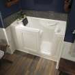 Acrylic Luxury Series 28 x 48-Inch Walk-in Tub With Combination Air Spa and Whirlpool Systems - Right-Hand Drain, 2848.115.CRL