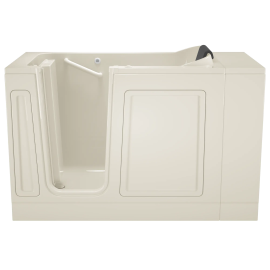 Acrylic Luxury Series 28 x 48-Inch Walk-in Tub With Whirlpool System - Left-Hand Drain, 2848.115.WLL