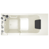 Acrylic Luxury Series 28 x 48-Inch Walk-in Tub With Soaker System - Left-Hand Drain With Faucet, 2848.119.SLL