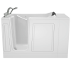 Acrylic Luxury Series 28 x 48-Inch Walk-in Tub With Soaker System - Left-Hand Drain With Faucet, 2848.119.SLW