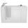 Acrylic Luxury Series 28 x 48-Inch Walk-in Tub With Soaker System - Left-Hand Drain With Faucet, 2848.119.SLW