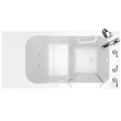 Gelcoat 28x48-Inch Walk-in Bathtub with Combination Air Spa and Whirlpool System Right Hand Door and Drain, 2848.309.CRW