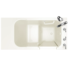 Gelcoat 28x48-Inch Walk-in Soaking Bathtub Right Hand Door and Drain, 2848.309.SRL