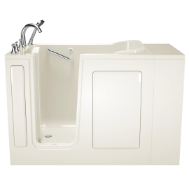 Gelcoat Value Series 28x48-Inch Walk-in Soaking Bathtub Left Hand Door and Drain, 2848.409.SLL-PC