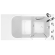 Gelcoat Value Series 28x48-inch Walk-in Soaking Bathtub Right Hand Door and Drain, 2848.409.SRW-PC