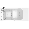 Gelcoat Value Series 28x48-inch Walk-in Bathtub with Whirlpool System Left Hand Door and Drain, 2848.409.WLW-PC