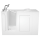 Gelcoat Value Series 28 x 48-Inch Walk-in Tub With Whirlpool System - Left-Hand Drain With Faucet, 2848.509.WLW