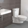 Glenwall(R) VorMax(R) Two-Piece 1.28 gpf/4.8 Lpf Back Outlet Elongated Wall-Hung EverClean(R) Toilet, 2882107.020
