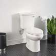 H2Option(R) ADA Two-Piece Dual Flush 1.28 gpf/4.8 Lpf and 0.92 gpf/3.5 Lpf Chair Height Right-Hand Trip Lever Elongated Toilet Less Seat, 2886205.020
