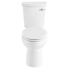 H2Option(R) ADA Two-Piece Dual Flush 1.28 gpf/4.8 Lpf and 0.92 gpf/3.5 Lpf Chair Height Right-Hand Trip Lever Elongated Toilet Less Seat, 2886205.020