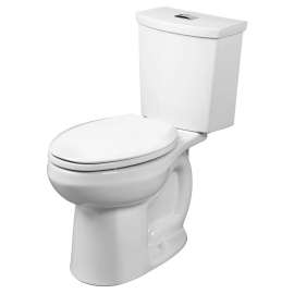 H2Option(R) Two-Piece Dual Flush 1.28 gpf/4.8 Lpf and 0.92 gpf/3.5 Lpf Standard Height Elongated Toilet Less Seat, 2887218.020