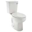 H2Optimum(R) Two-Piece 1.1 gpf/4.2 Lpf Chair Height Right-Hand Trip Lever Elongated Toilet Less Seat, 288AA115.020