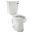 H2Optimum(R) Two-Piece 1.1 gpf/4.2 Lpf Chair Height Right-Hand Trip Lever Elongated Toilet Less Seat, 288AA115.020