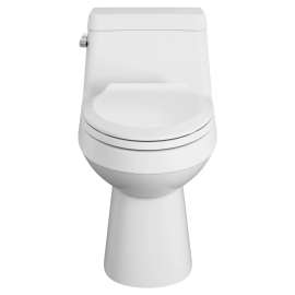 Colony(R) One-Piece 1.28 gpf/4.8 Lpf Chair Height Elongated Toilet With Seat, 2961A104SC.020