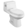 Colony(R) One-Piece 1.28 gpf/4.8 Lpf Chair Height Elongated Toilet With Seat, 2961A104SC.020