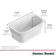 Aspirations 60 x 34-Inch Freestanding Bathtub With White Drain and Overflow, 2967004.020