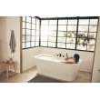 Aspirations 60 x 34-Inch Freestanding Bathtub With White Drain and Overflow, 2967004.020