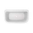 Aspirations 60 x 34-Inch Freestanding Bathtub With White Drain and Overflow, 2967004.020