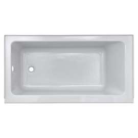 Studio(R) 60 x 30-Inch Integral Apron Bathtub With Left-Hand Outlet, 2973202.020
