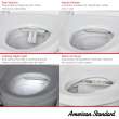 Advanced Clean(R) 100 1.32 gpf/4.9 Lpf and 0.92 gpf/3.4 Lpf SpaLet(R) Bidet Toilet, 297AA204-291