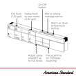 Advanced Clean(R) 100 1.32 gpf/4.9 Lpf and 0.92 gpf/3.4 Lpf SpaLet(R) Bidet Toilet, 297AA204-291