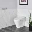 Advanced Clean(R) 100 1.32 gpf/4.9 Lpf and 0.92 gpf/3.4 Lpf SpaLet(R) Bidet Toilet, 297AA204-291