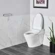 Advanced Clean(R) 100 1.32 gpf/4.9 Lpf and 0.92 gpf/3.4 Lpf SpaLet(R) Bidet Toilet, 297AA204-291