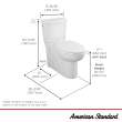 Cadet(R) Touchless Chair Height Elongated Toilet With Concealed Trapway, 2989709.020
