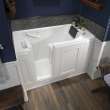 Acrylic Luxury Series 30 x 51 -Inch Walk-in Tub With Air Spa System - Left-Hand Drain, 3051.115.ALW