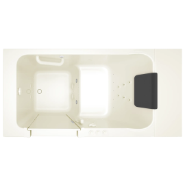 Acrylic Luxury Series 30 x 51 -Inch Walk-in Tub With Combination Air Spa and Whirlpool Systems - Left-Hand Drain, 3051.115.CLL