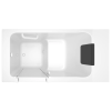 Acrylic Luxury Series 30 x 51 -Inch Walk-in Tub With Soaker System - Left-Hand Drain, 3051.115.SLW