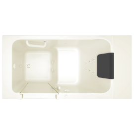 Acrylic Luxury Series 30 x 51 -Inch Walk-in Tub With Whirlpool System - Left-Hand Drain, 3051.115.WLL