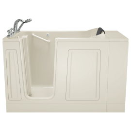 Acrylic Luxury Series 30 x 51 -Inch Walk-in Tub With Soaker System - Left-Hand Drain With Faucet, 3051.119.SLL