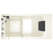Acrylic Luxury Series 30 x 51 -Inch Walk-in Tub With Whirlpool System - Left-Hand Drain With Faucet, 3051.119.WLL