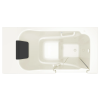 Gelcoat Premium Series 30 x 52 -Inch Walk-in Tub With Air Spa System - Right-Hand Drain, 3052.105.ARL