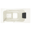Gelcoat Premium Series 30 x 52 -Inch Walk-in Tub With Combination Air Spa and Whirlpool Systems - Left-Hand Drain, 3052.105.CLL