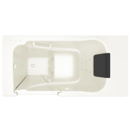 Gelcoat Premium Series 30 x 52 -Inch Walk-in Tub With Combination Air Spa and Whirlpool Systems - Left-Hand Drain, 3052.105.CLL