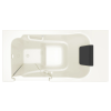 Gelcoat Premium Series 30 x 52 -Inch Walk-in Tub With Soaker System - Left-Hand Drain, 3052.105.SLL