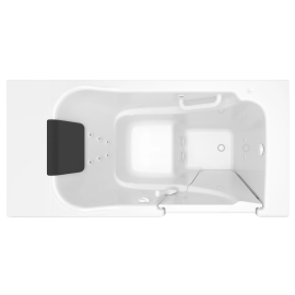 Gelcoat Premium Series 30 x 52 -Inch Walk-in Tub With Whirlpool System - Right-Hand Drain, 3052.105.WRW