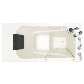 Gelcoat Premium Series 30 x 52 -Inch Walk-in Tub With Air Spa System - Right-Hand Drain With Faucet, 3052.109.ARL