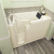 Gelcoat Premium Series 30 x 52 -Inch Walk-in Tub With Combination Air Spa and Whirlpool Systems - Left-Hand Drain With Faucet, 3052.109.CLL