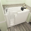 Gelcoat Premium Series 30 x 52 -Inch Walk-in Tub With Soaker System - Left-Hand Drain With Faucet, 3052.109.SLW