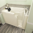 Gelcoat Premium Series 30 x 52 -Inch Walk-in Tub With Whirlpool System - Right-Hand Drain With Faucet, 3052.109.WRL